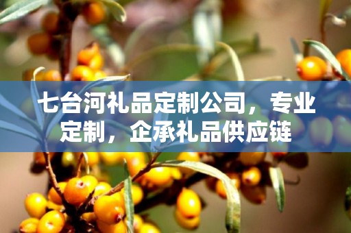 七台河礼品定制公司，专业定制，企承礼品供应链